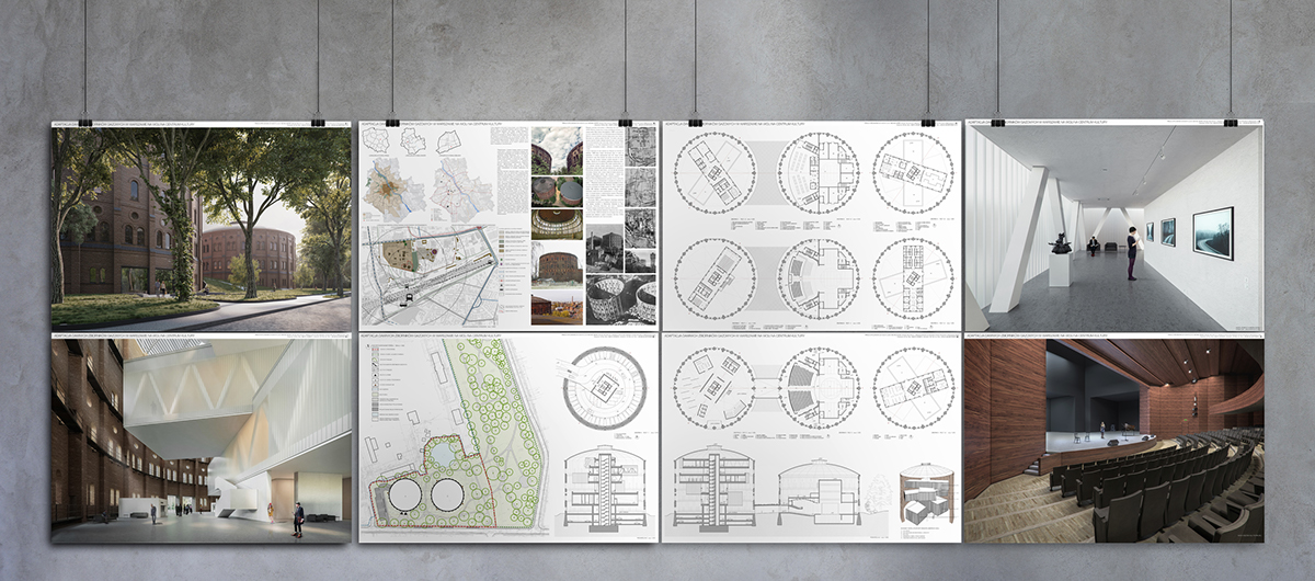 波兰华沙旧油箱文化空间改造-7