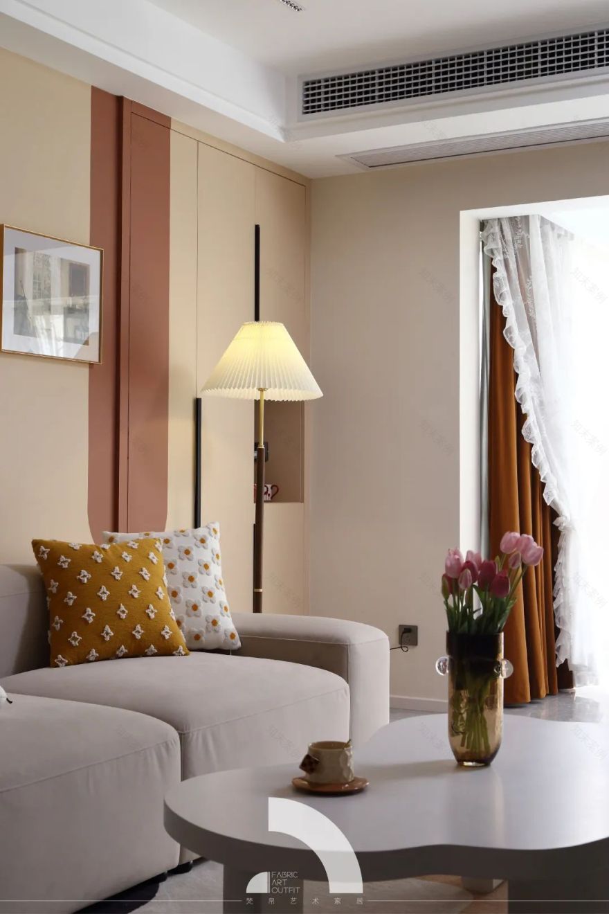 梵帛艺术「焦糖可可」糖果色中古风家居设计-7