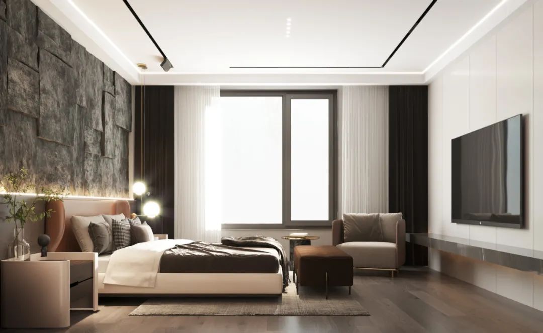 阜新·枫丹丽都意式轻奢大平层丨中国阜新丨于文设计工作室-36