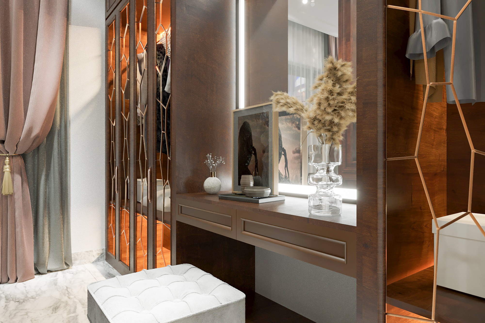 3D Interior Bedroom Ultra Modern-8