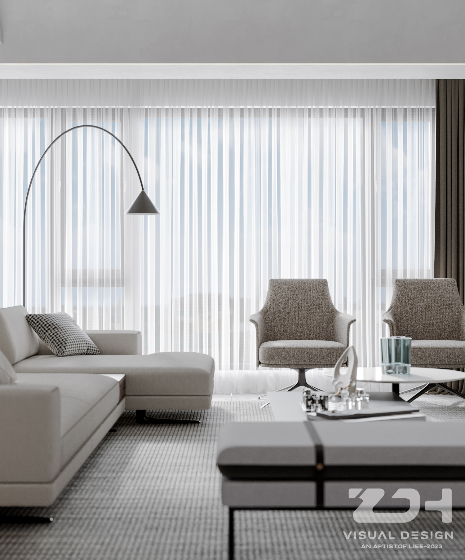 现代简约家装表现-2