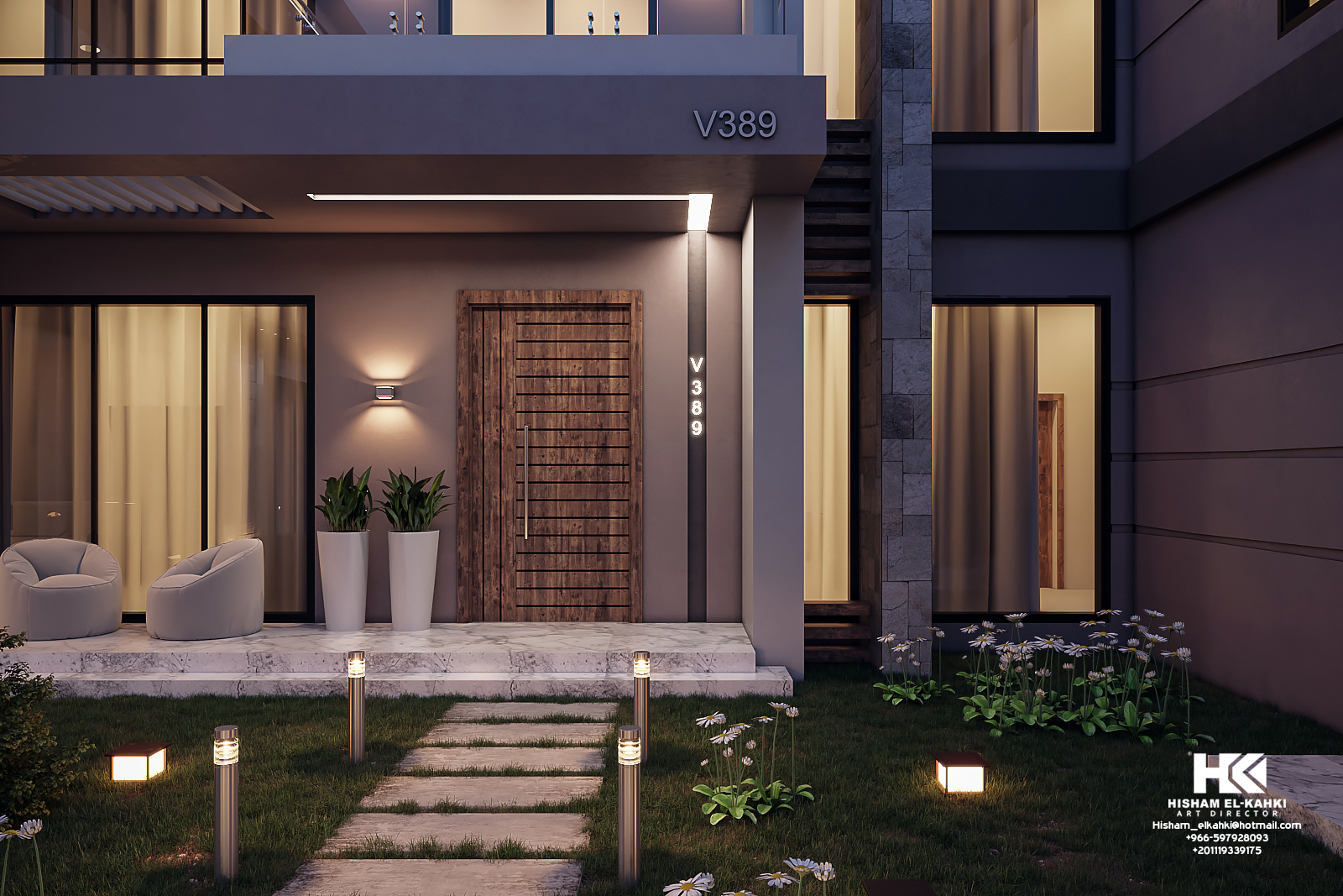 Modern Exterior Villa Design-3