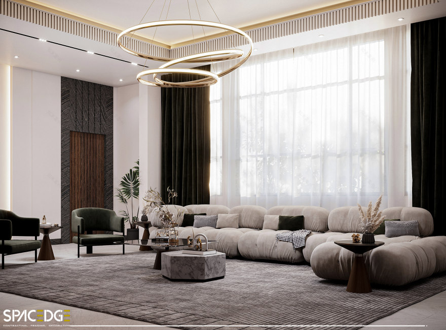 FAMILY LIVING AREA 设计丨卡塔尔多哈丨NADA RADWAN-8