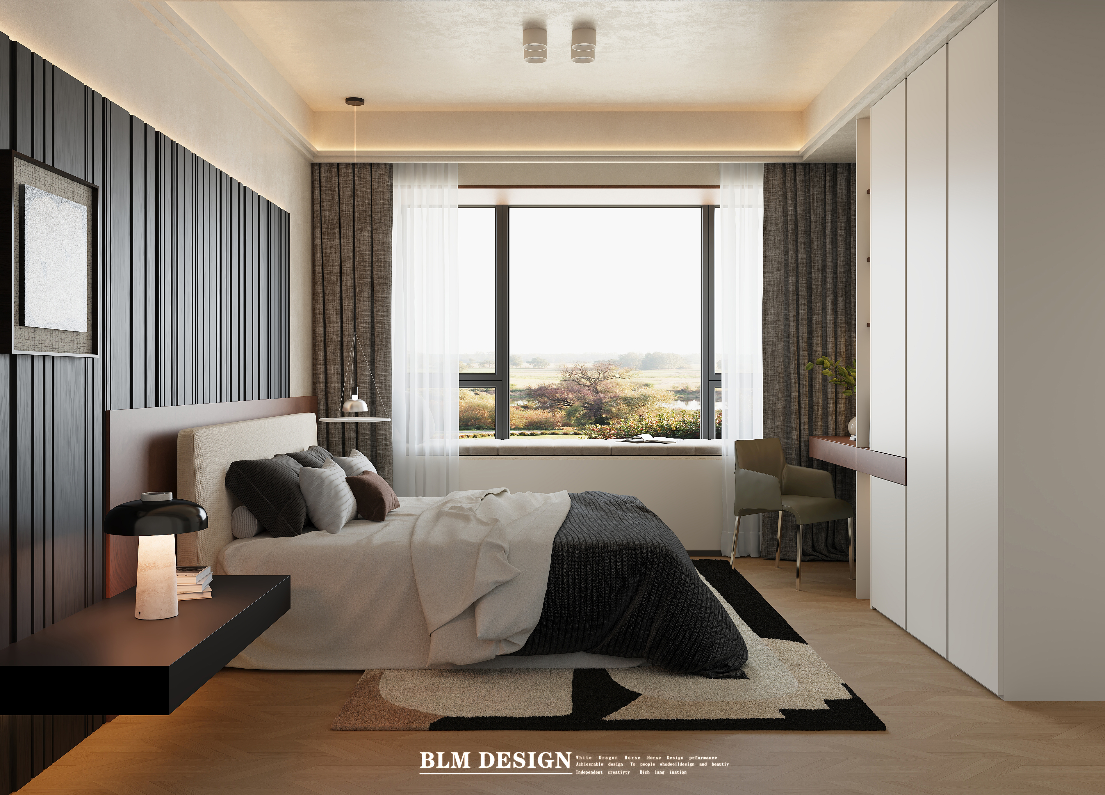 现代风——白龙马效果图-5