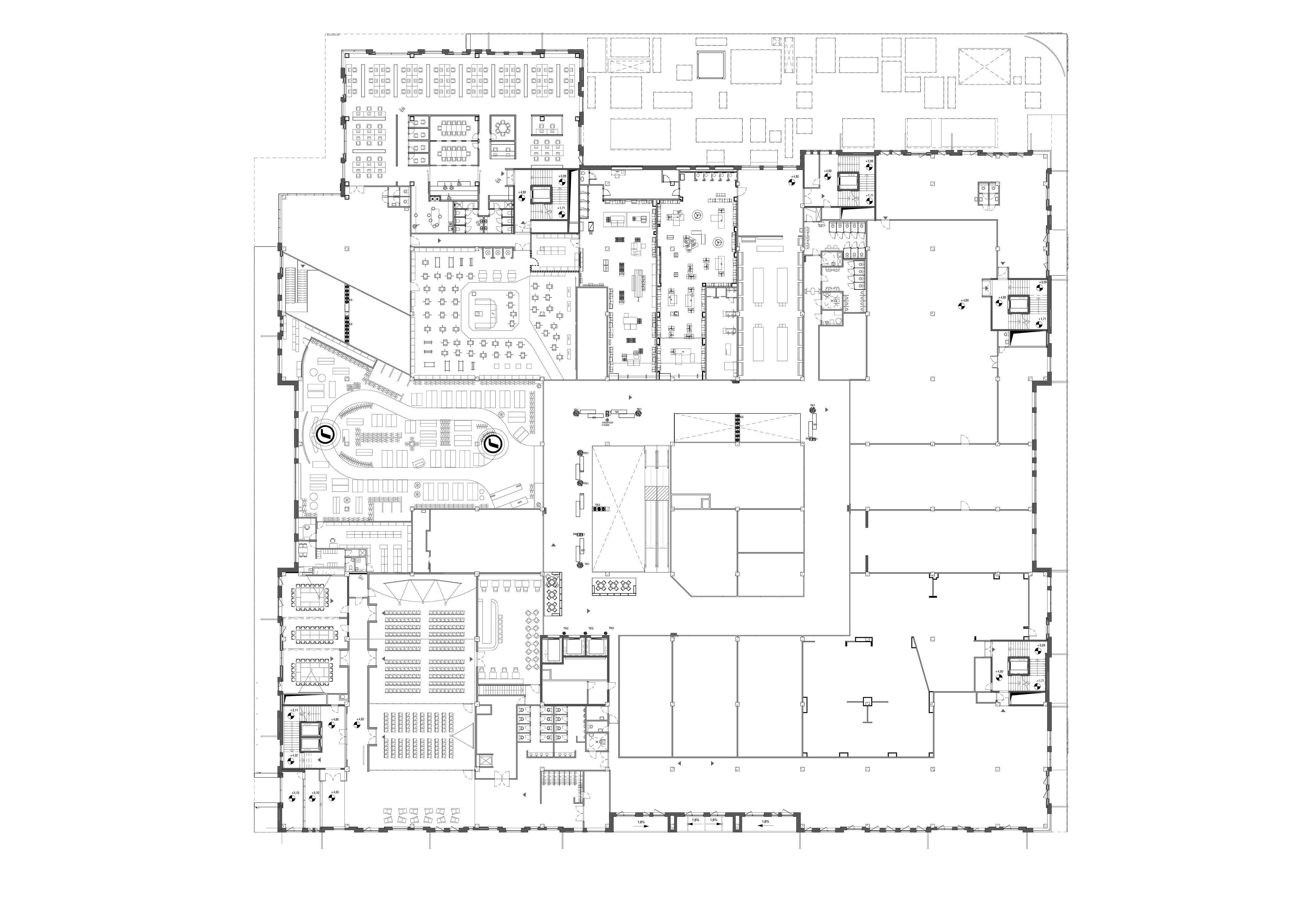 Kvartal 购物中心的室内设计亮点与趋势分析-47