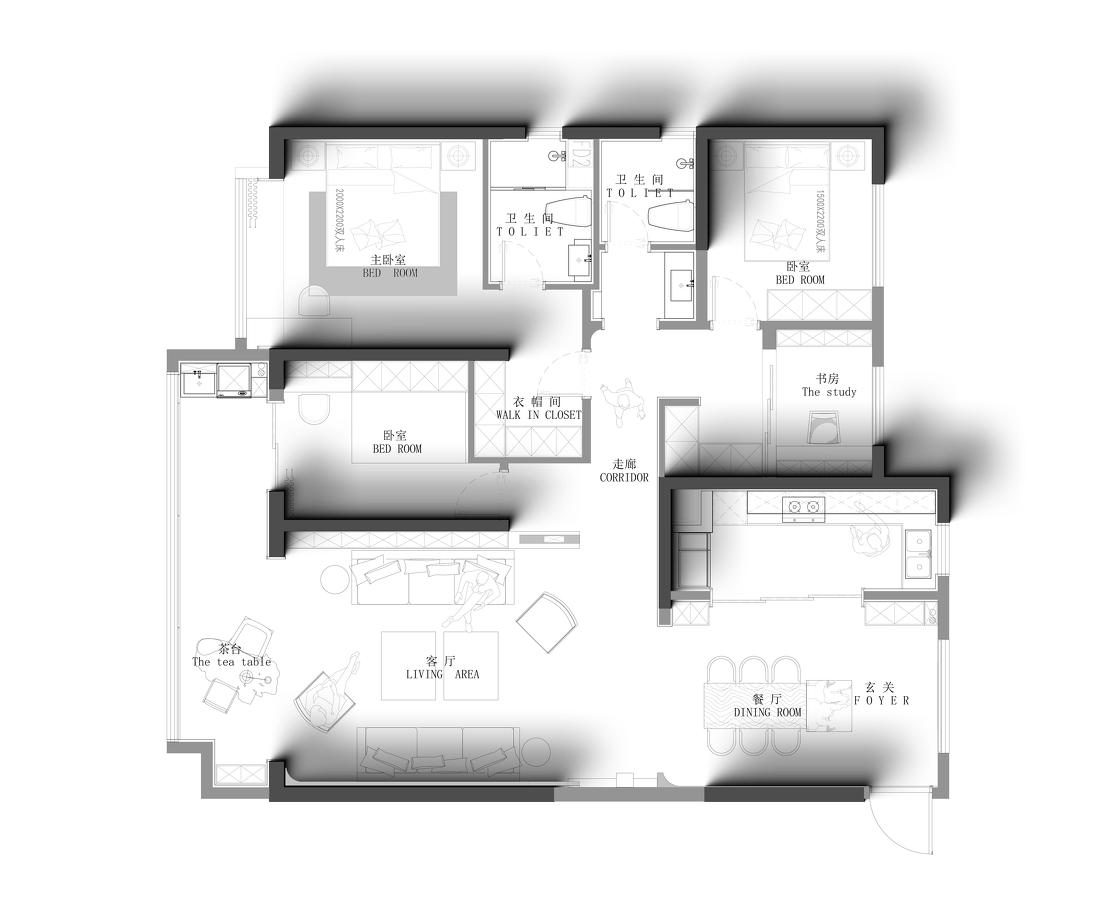 国岳府丨上海众合铂纳空间设计-35