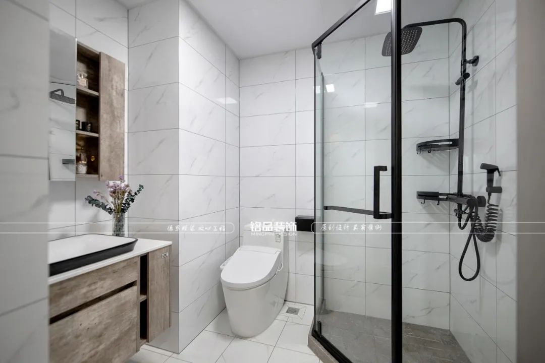 三堡家园现代轻奢风室内设计丨铭品装饰-61