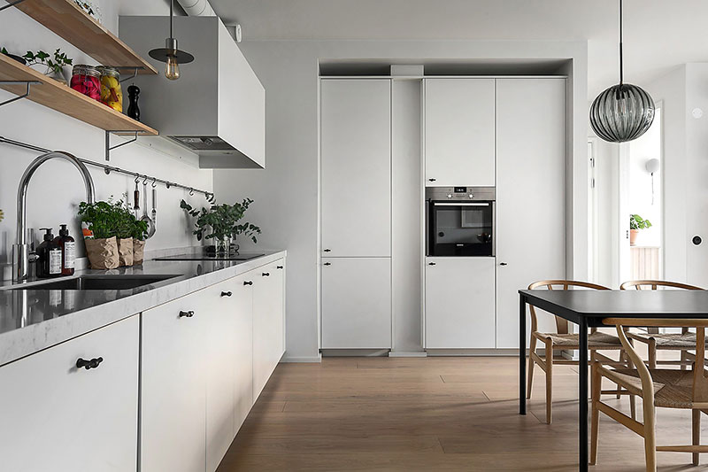 斯德哥尔摩旧工厂改造的现代北欧风公寓-13