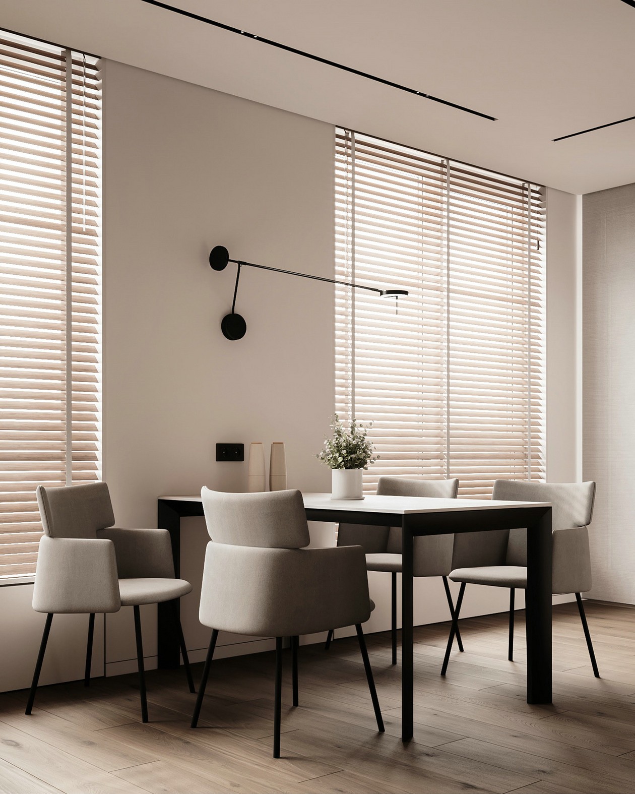 95㎡中性色系公寓设计-6