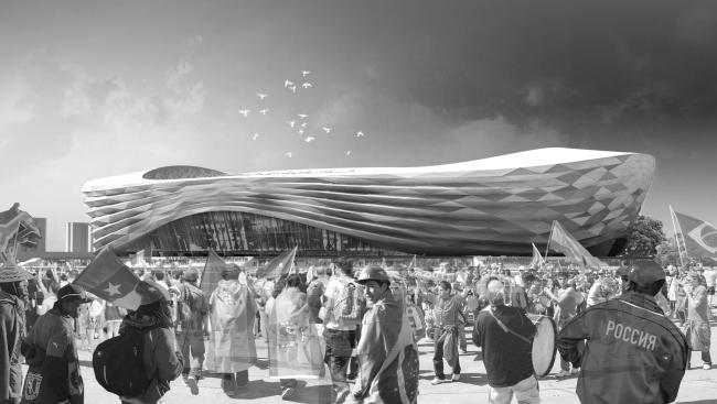 2018年世界杯足球赛下诺夫哥罗德45000座体育场丨俄罗斯诺夫哥罗德丨Моспроект  2,Гранд Проект Сити等-28