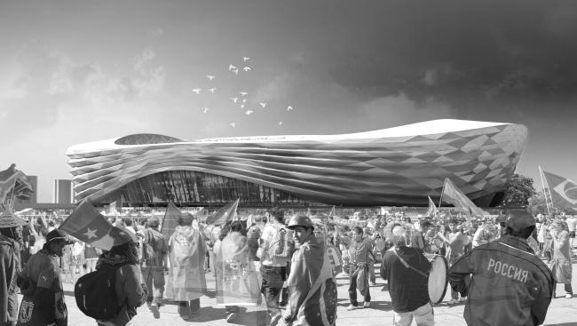 2018年世界杯足球赛下诺夫哥罗德45000座体育场丨俄罗斯诺夫哥罗德丨Моспроект 2,Гранд Проект Сити等-28