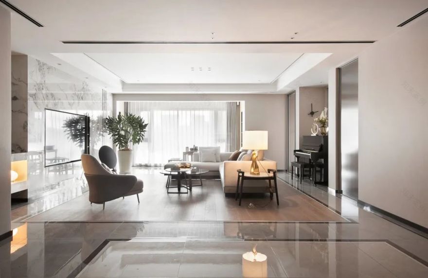 现代简约世博首岸别墅丨紫苹果国际设计-30