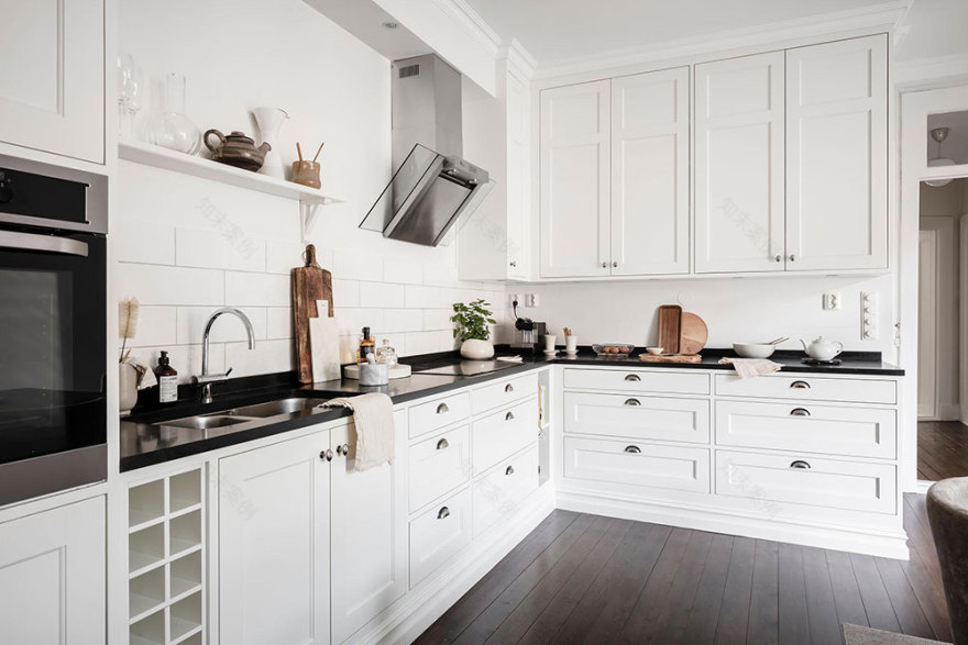 优雅神秘的斯堪的纳维亚风格公寓-26