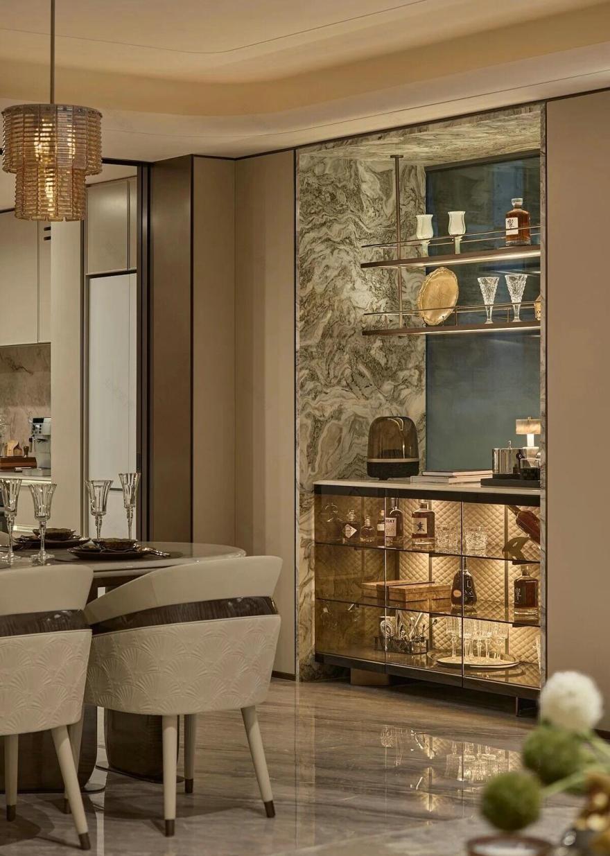 绿城春月锦庐190㎡样板间丨励时设计-18