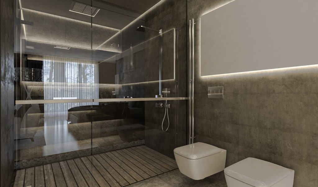 莫斯科奢华双层联排别墅设计-44