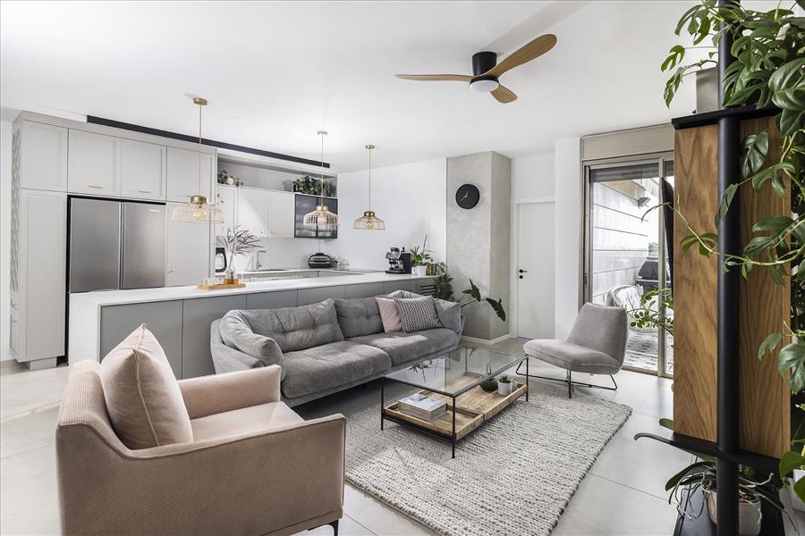 מיכל גרינברג | עיצוב פנים דירה 5 חדרים בנס ציונה - PICKINTERI-4