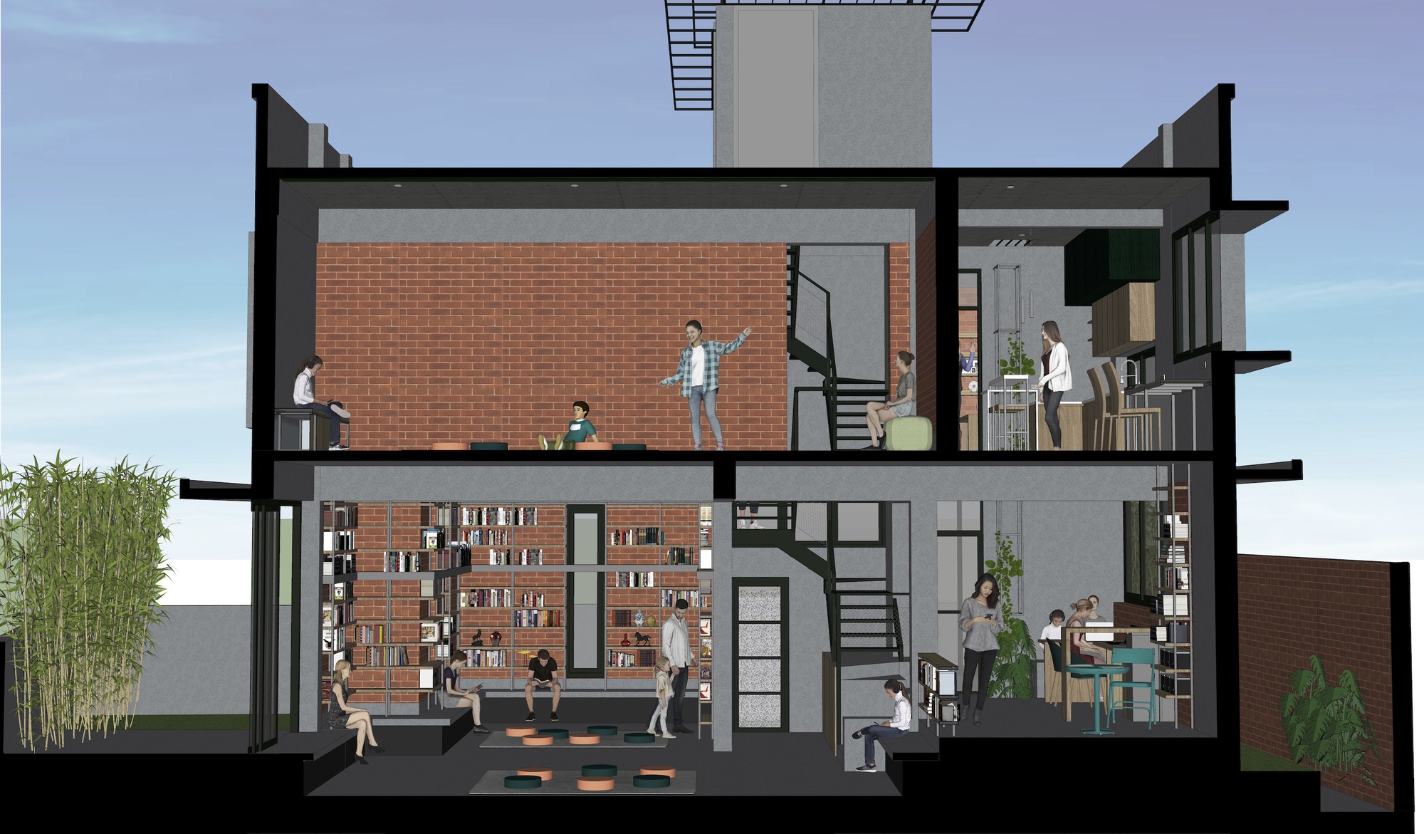 阅览室丨印度丨A N Design Studio-22