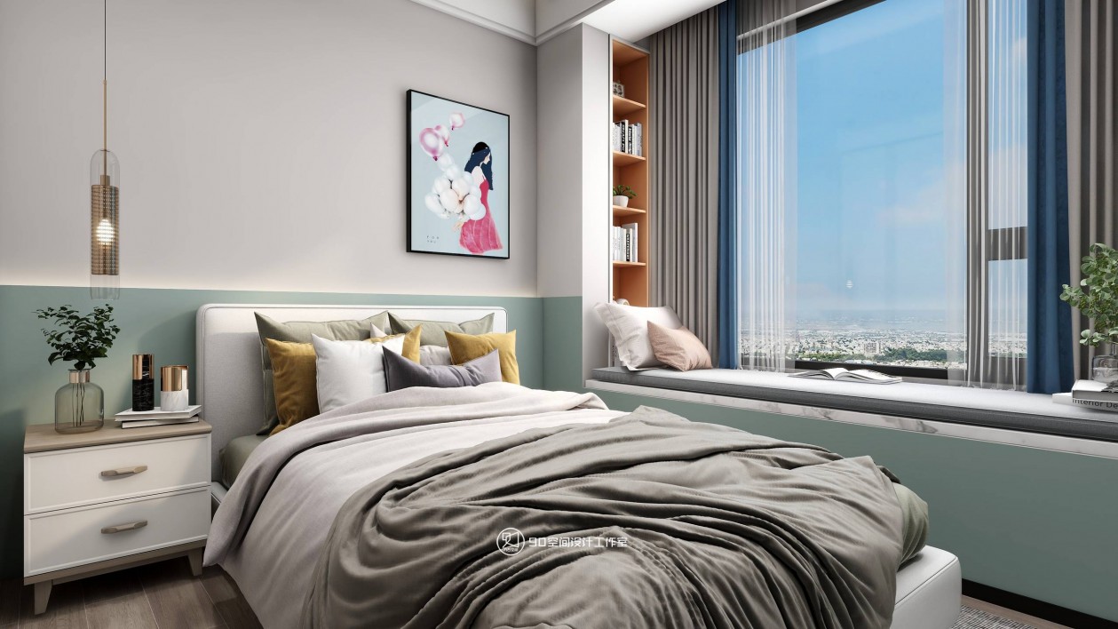 蜜雪冰城北欧风室内设计-57