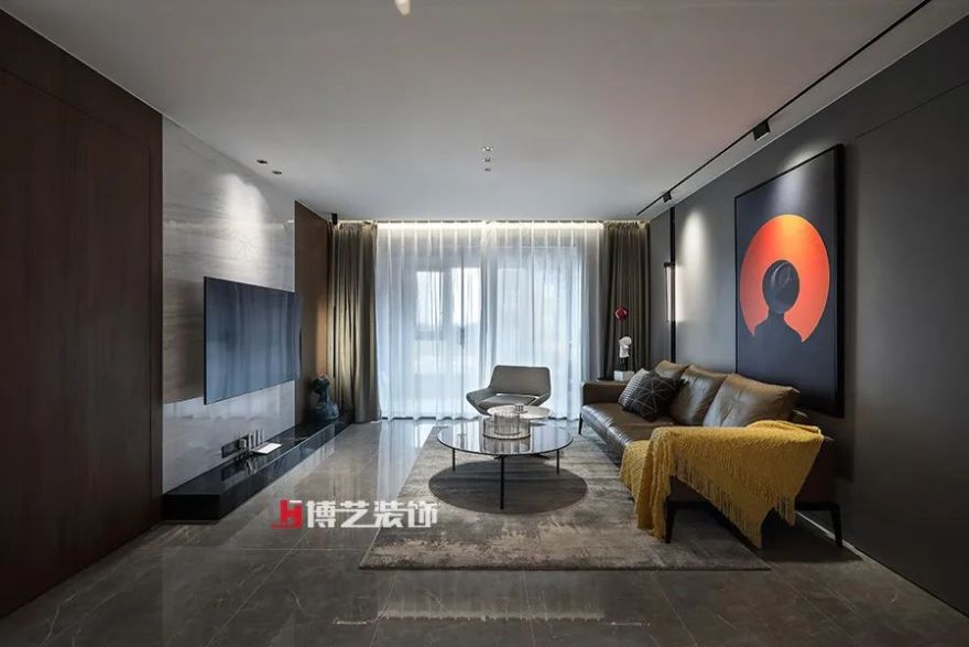 《灰色传奇》| 110㎡现代极简,高铁新城实景赏析-25