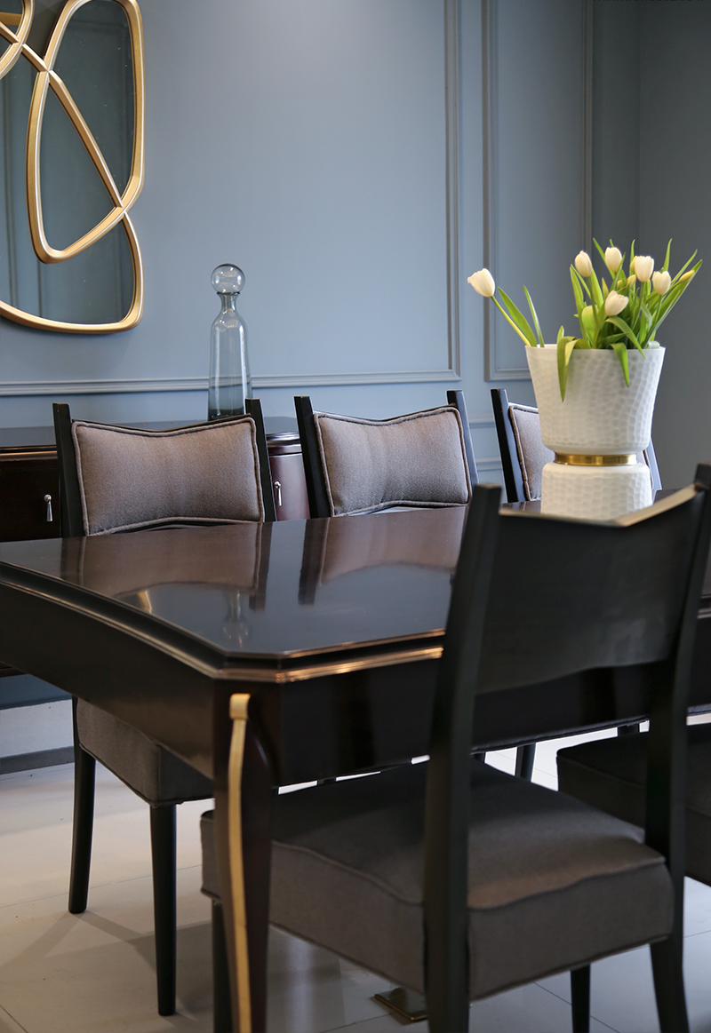 黛蓝绅士的 260㎡美式轻奢生活-28