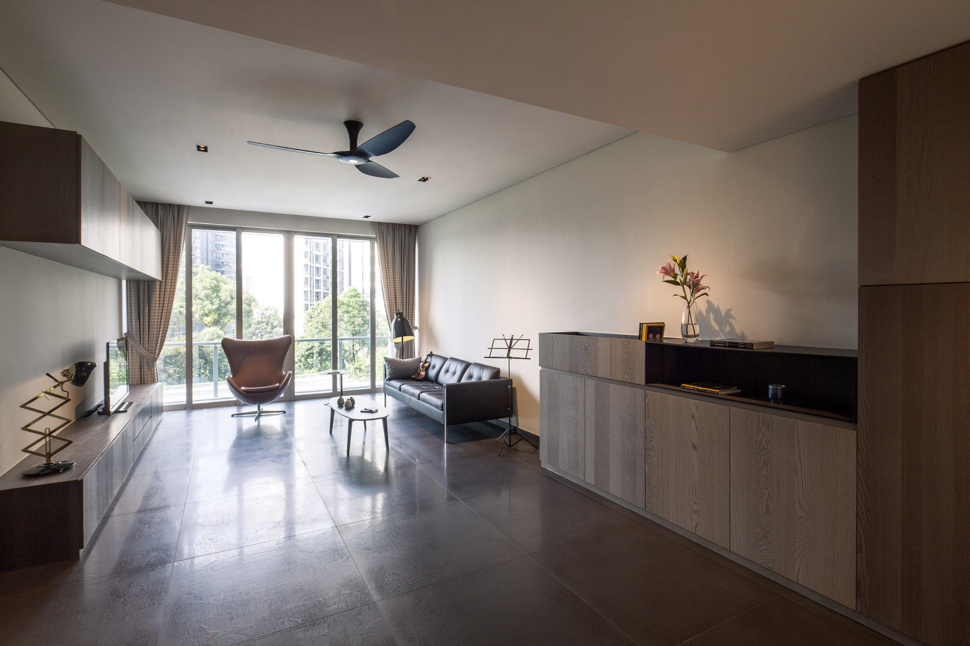 Ombré Patchwork Apartment-7