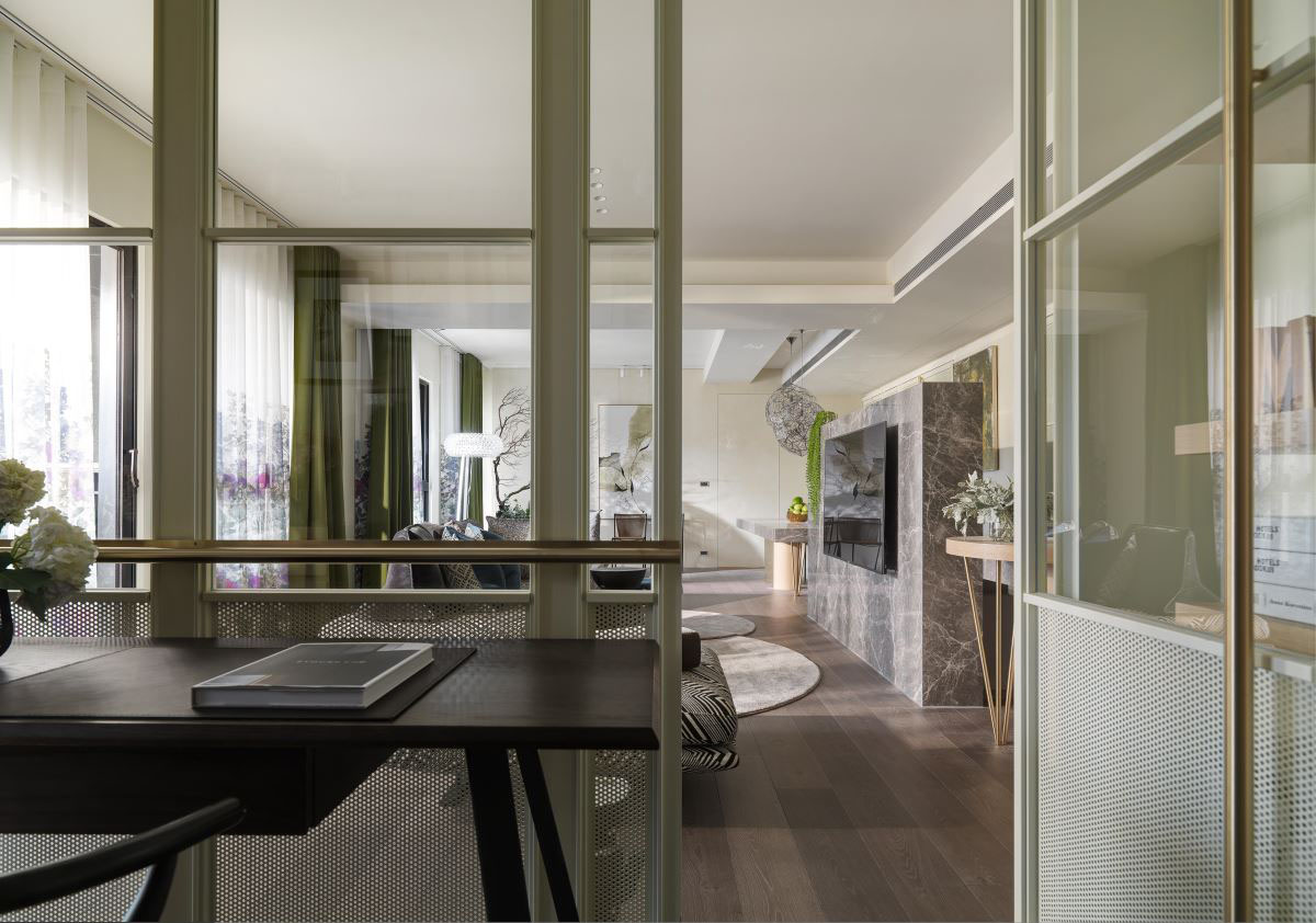 甘纳设计 42坪 两房混搭风-11