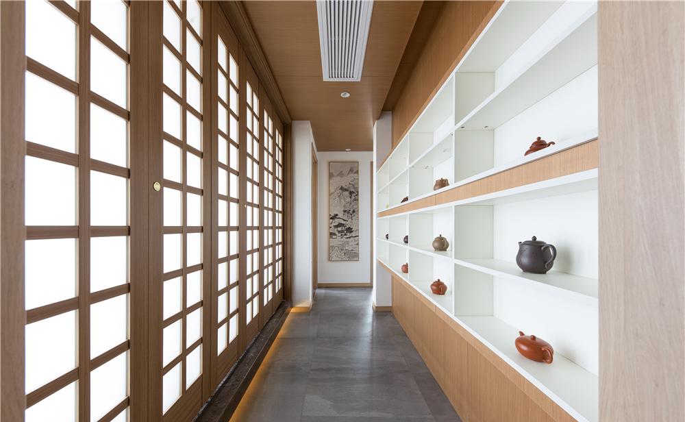 《望日》原木白空间，双过道设计，LDK 理念，大江景书房，高级灰卧室-16