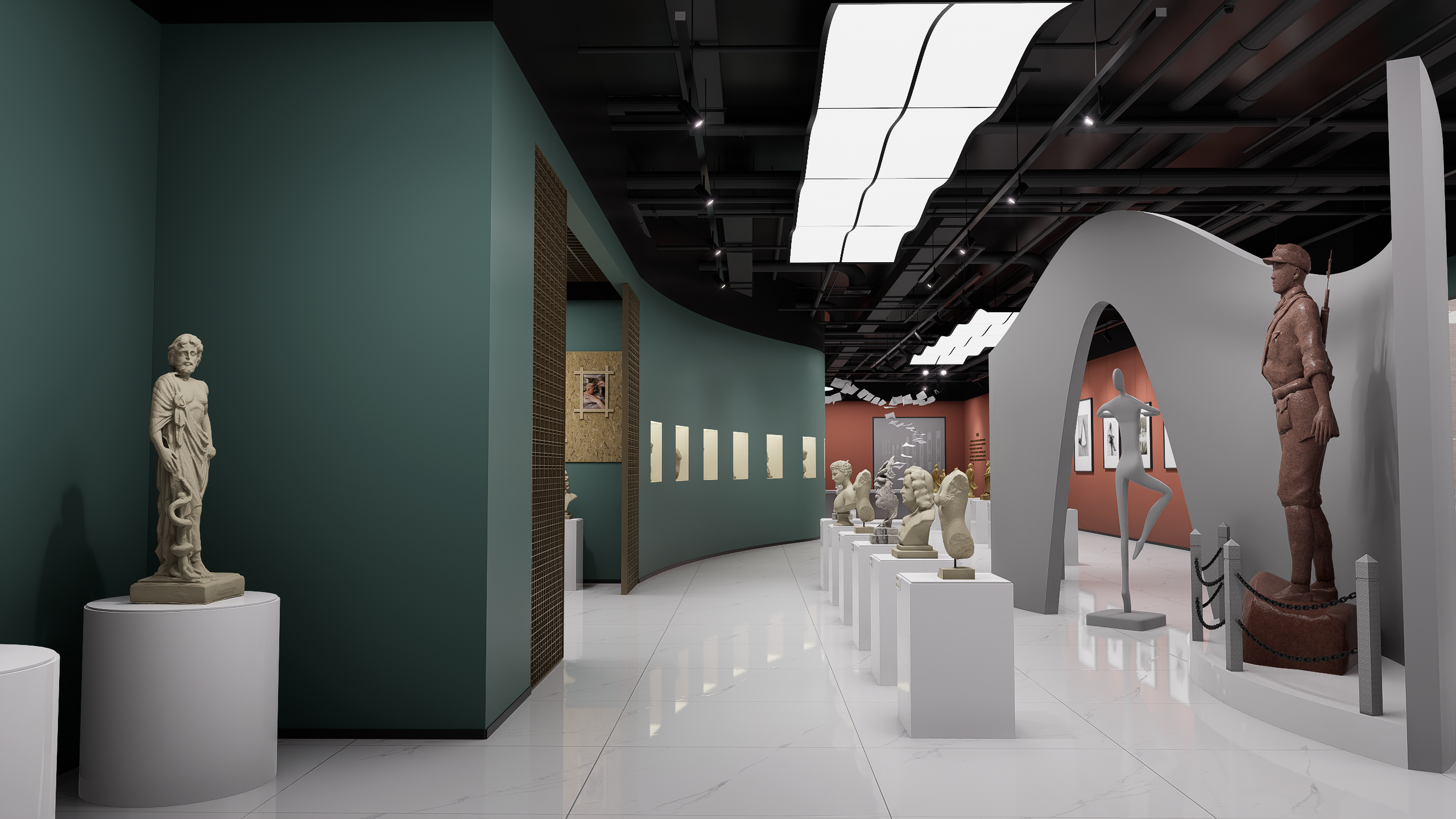 雕塑馆艺术美术馆-4