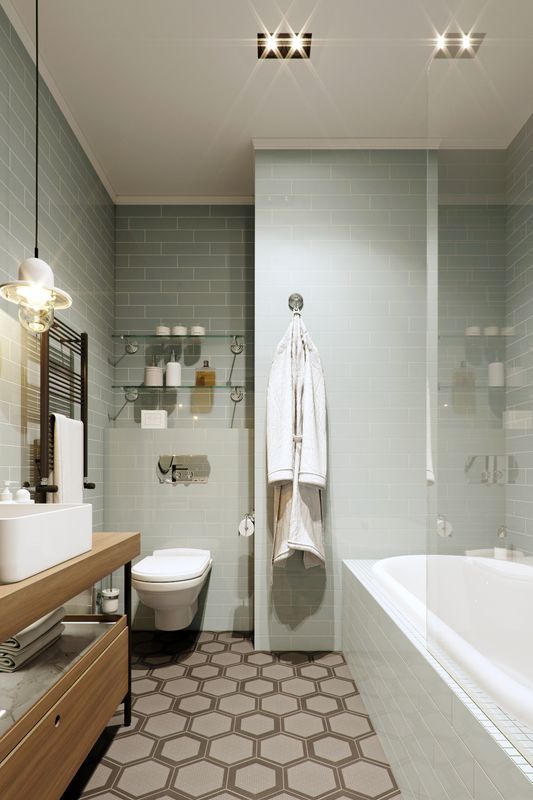 Квартиры студии в современном стиле, 5 проектов - Фото интерьеров-53