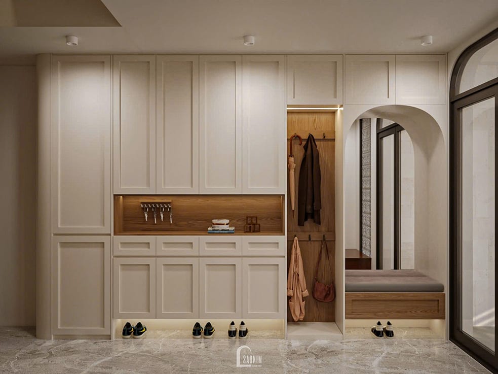 50m² 5 层Japandi风格联排别墅设计丨越南河内-5