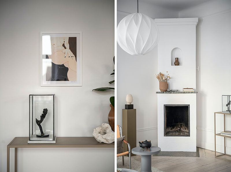 瑞典温馨女性公寓，弧形设计成亮点-15