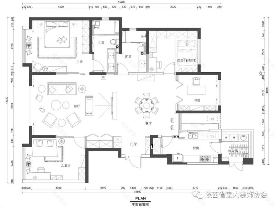 西安逸翠园三现代简约家居设计,简洁明快的空间艺术-30