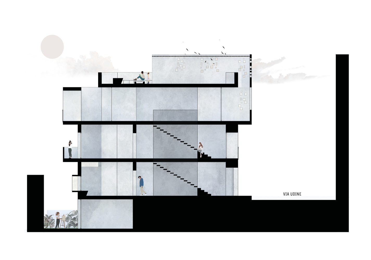 意大利 Favara 老城区现代绿色住宅丨Lillo Giglia Architecture-16