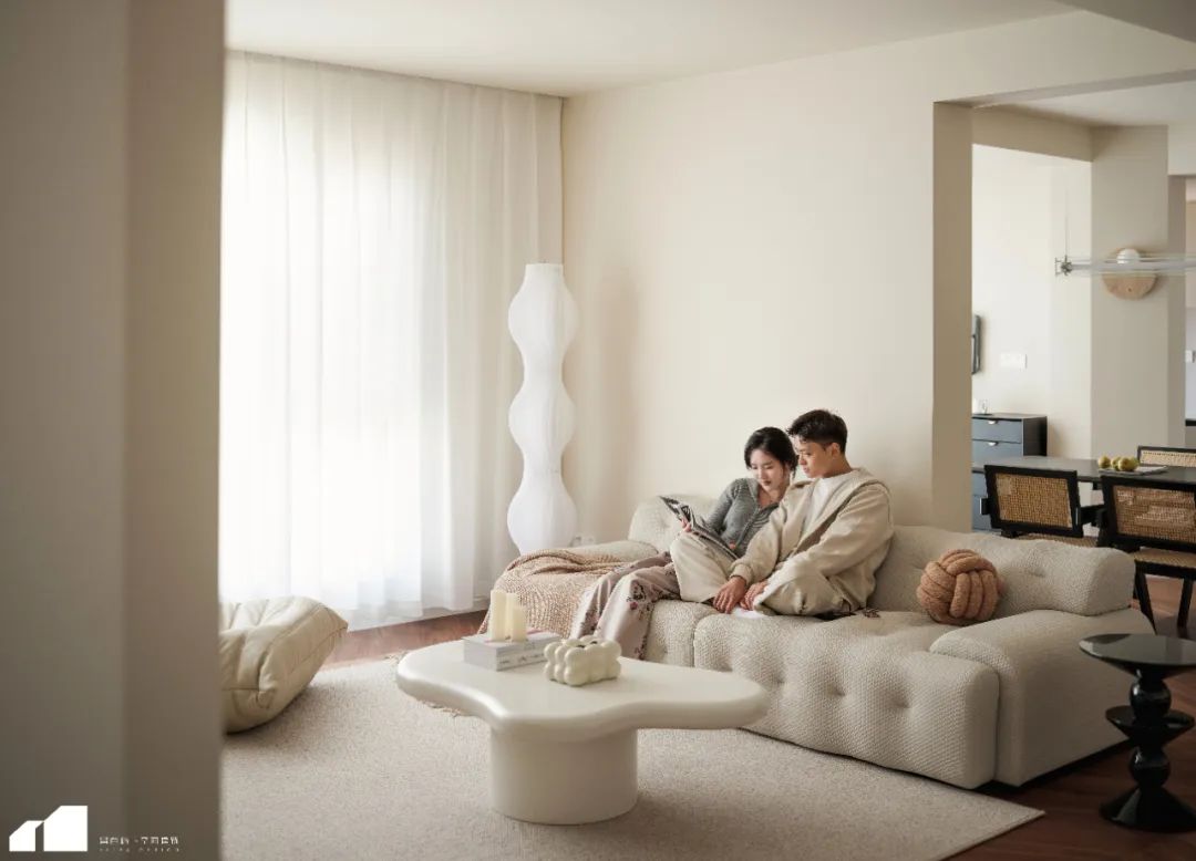 奶油风私宅设计丨留白屿下空间建筑-21