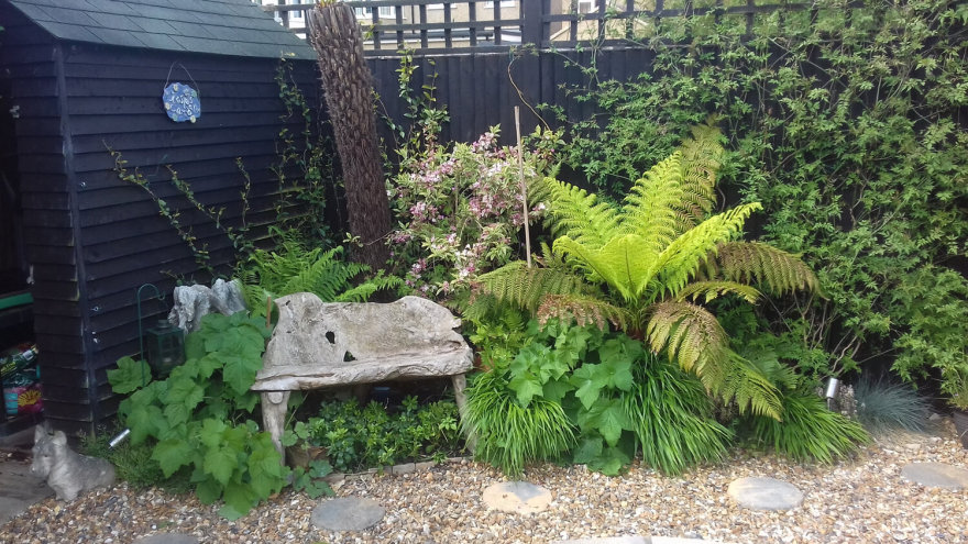 Sutton半独立式住宅分层花园设计-10