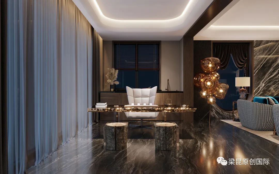 宜昌国宾壹号轻奢豪宅丨中国宜昌丨梁昆原创设计-45