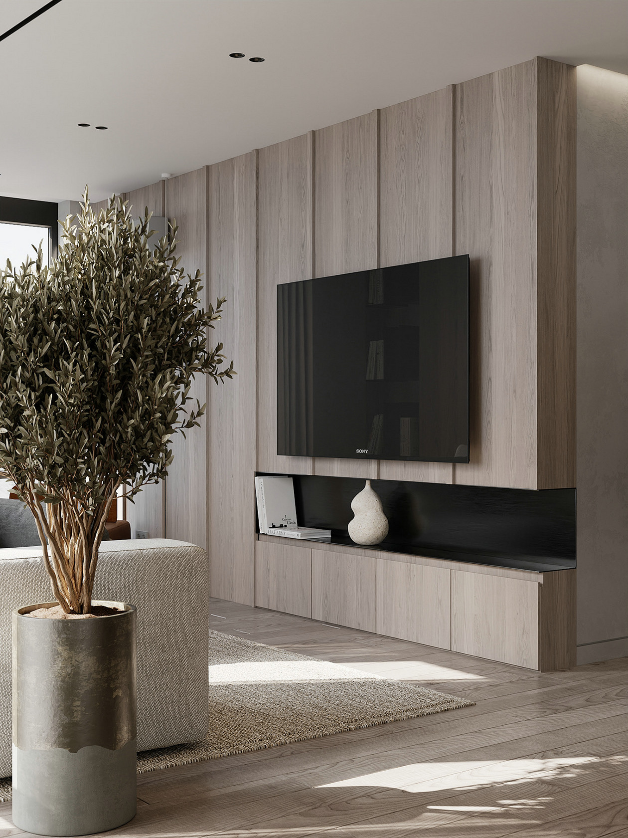 84㎡浅色系公寓设计-3