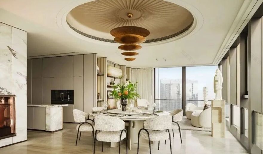 首发|486㎡顶奢大平层,俯瞰全城的视野!-31