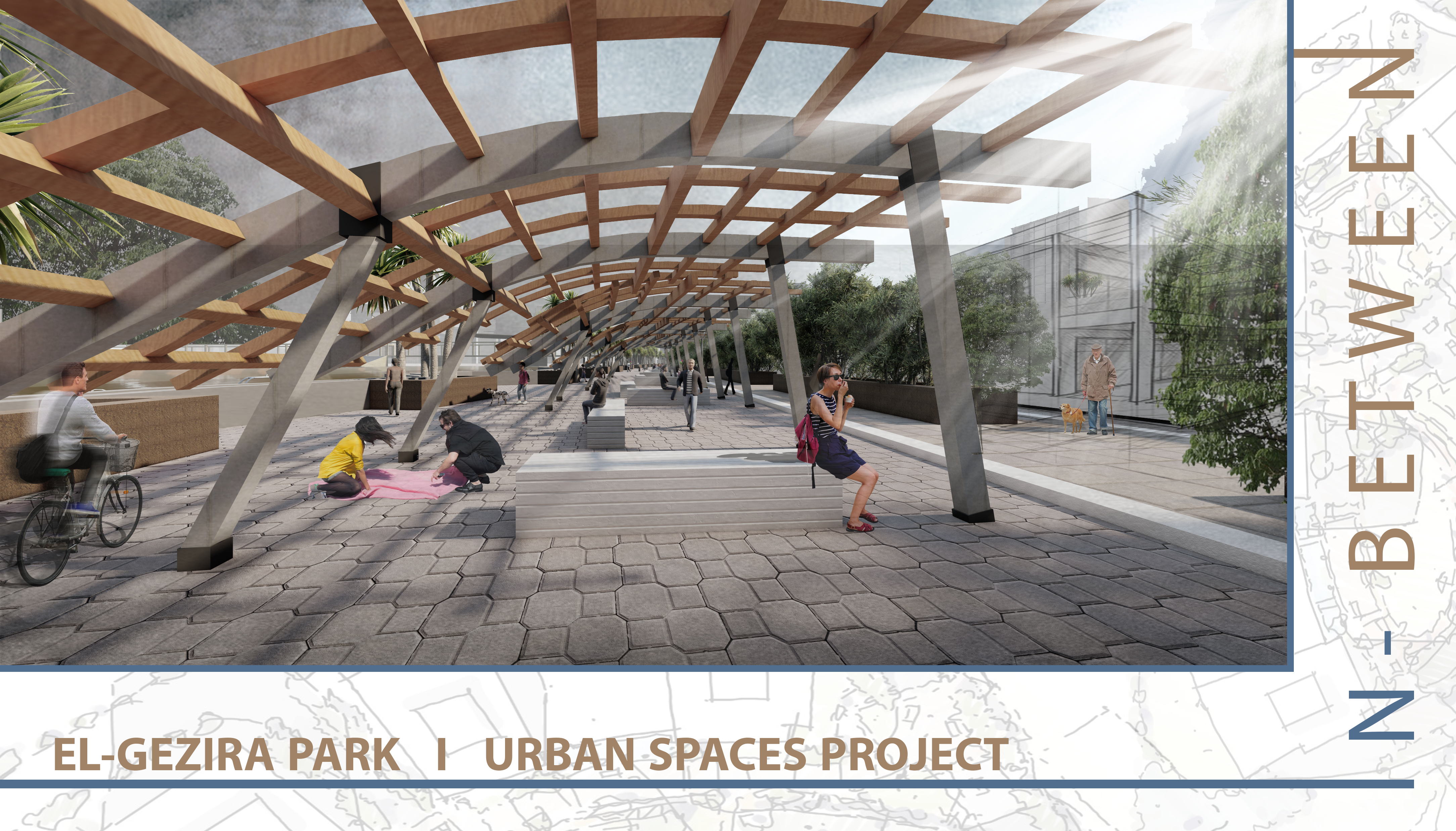 城市空间项目 杰济拉公园丨开罗大学工程学院建筑系-7