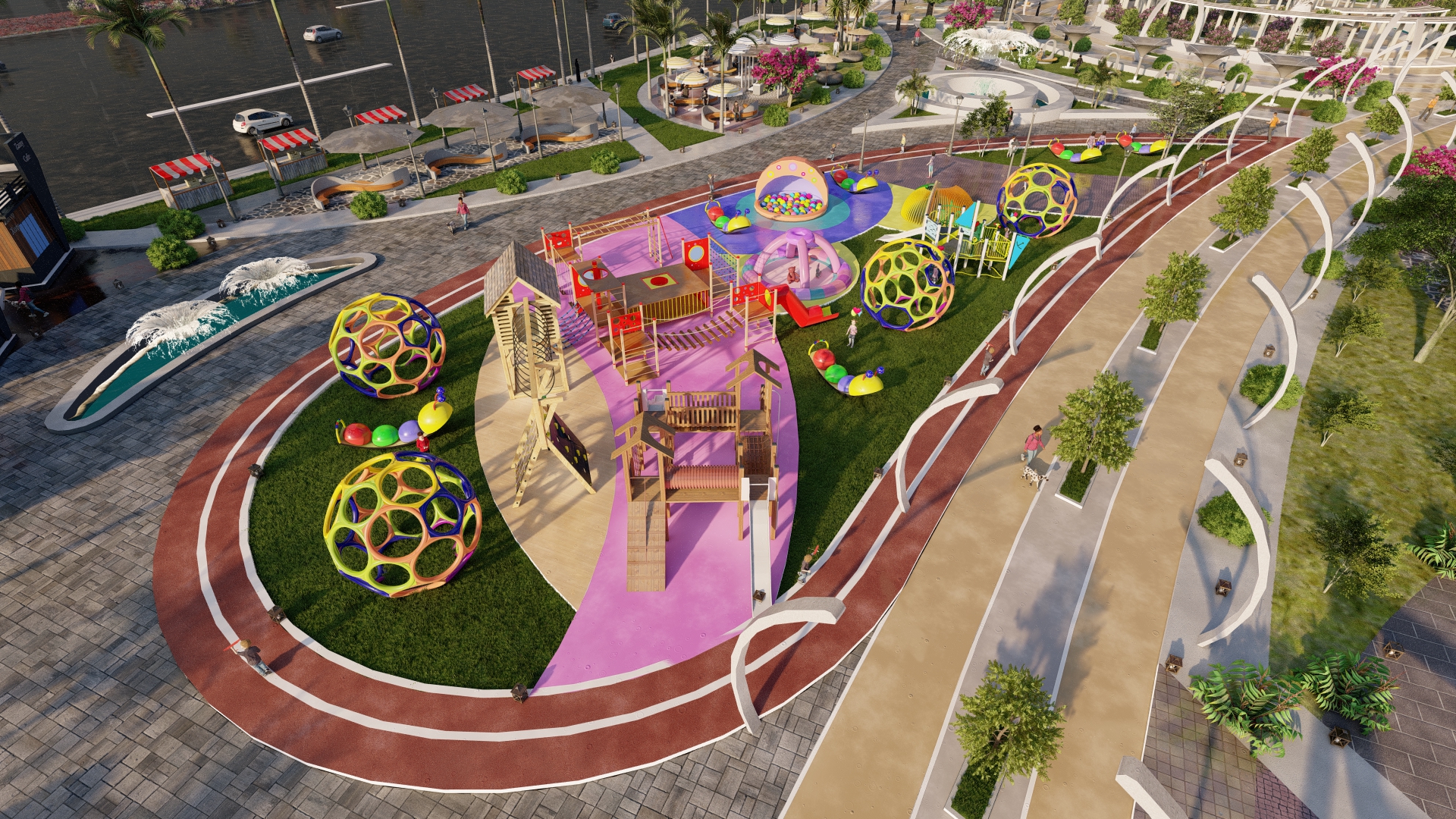 Bir Masoud Promenade development project AL - landscape-22