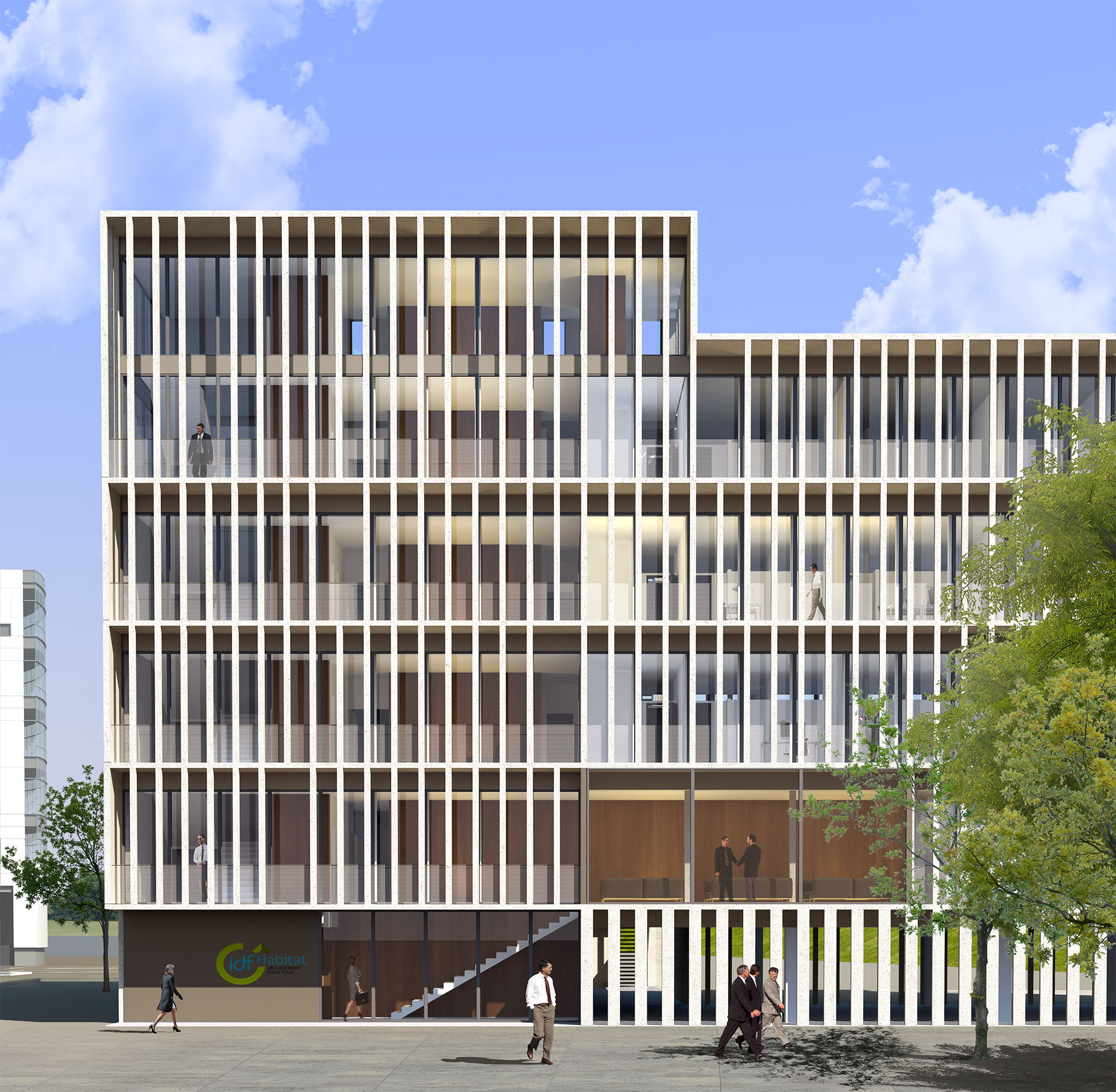 法国钱皮尼镇中心重建计划(Zac des Bords de Marne)-2