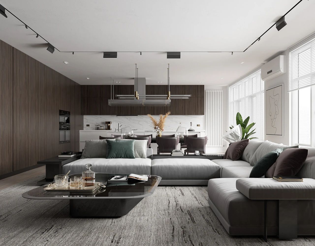 东京 100㎡高雅公寓设计丨日本东京丨阿塞拜疆设计师 Laçın Quluyev-2