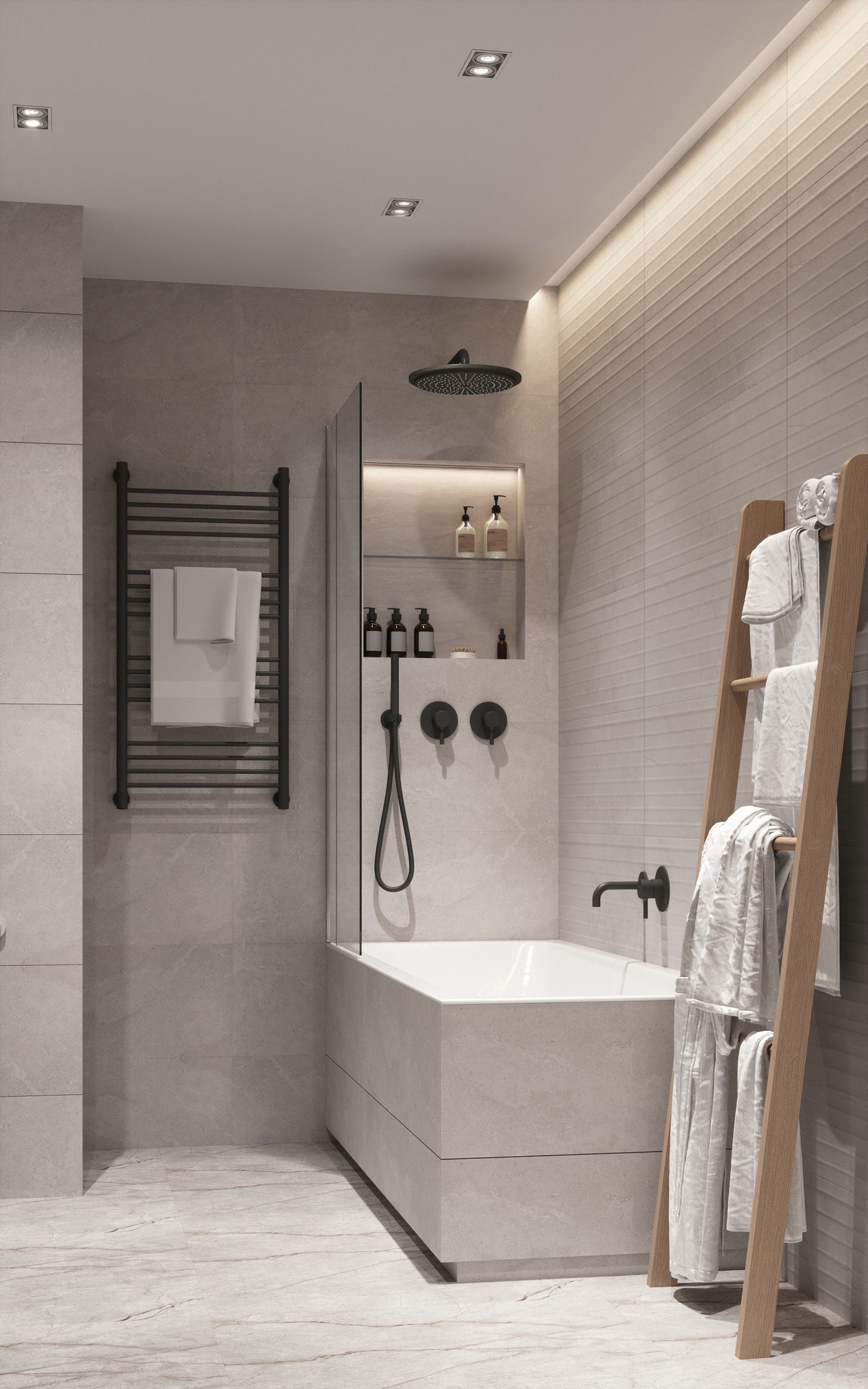 95㎡清爽原木风 纯粹自然的空间气质-16