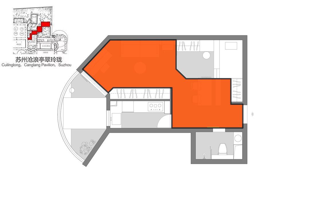 40㎡老破小三代人居住空间改造丨中国北京-7