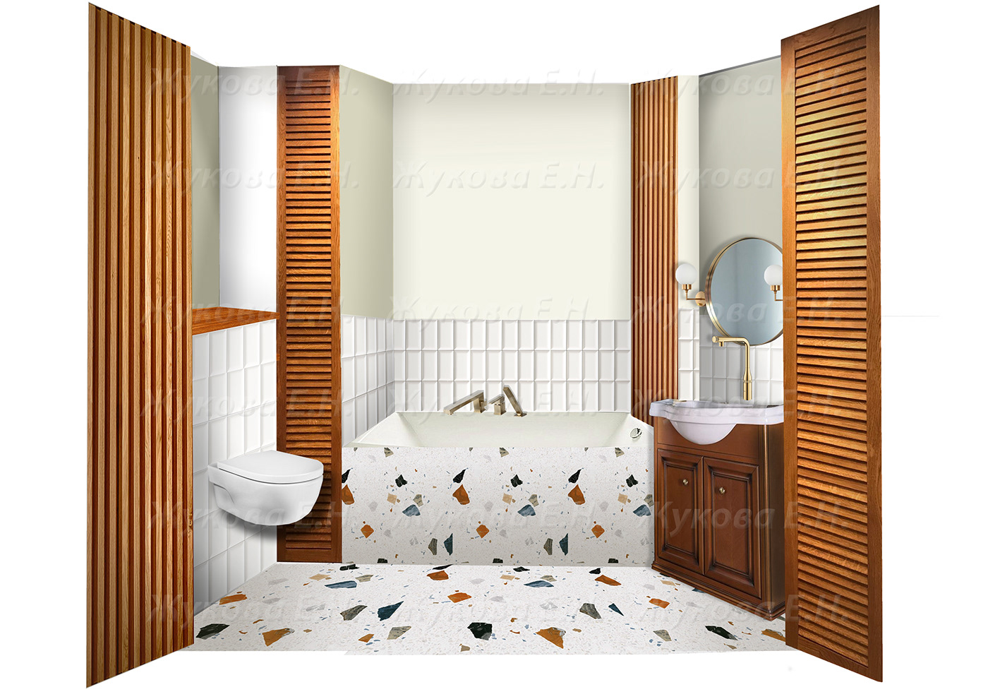 Дипломный проект однокомнатной квартиры-2