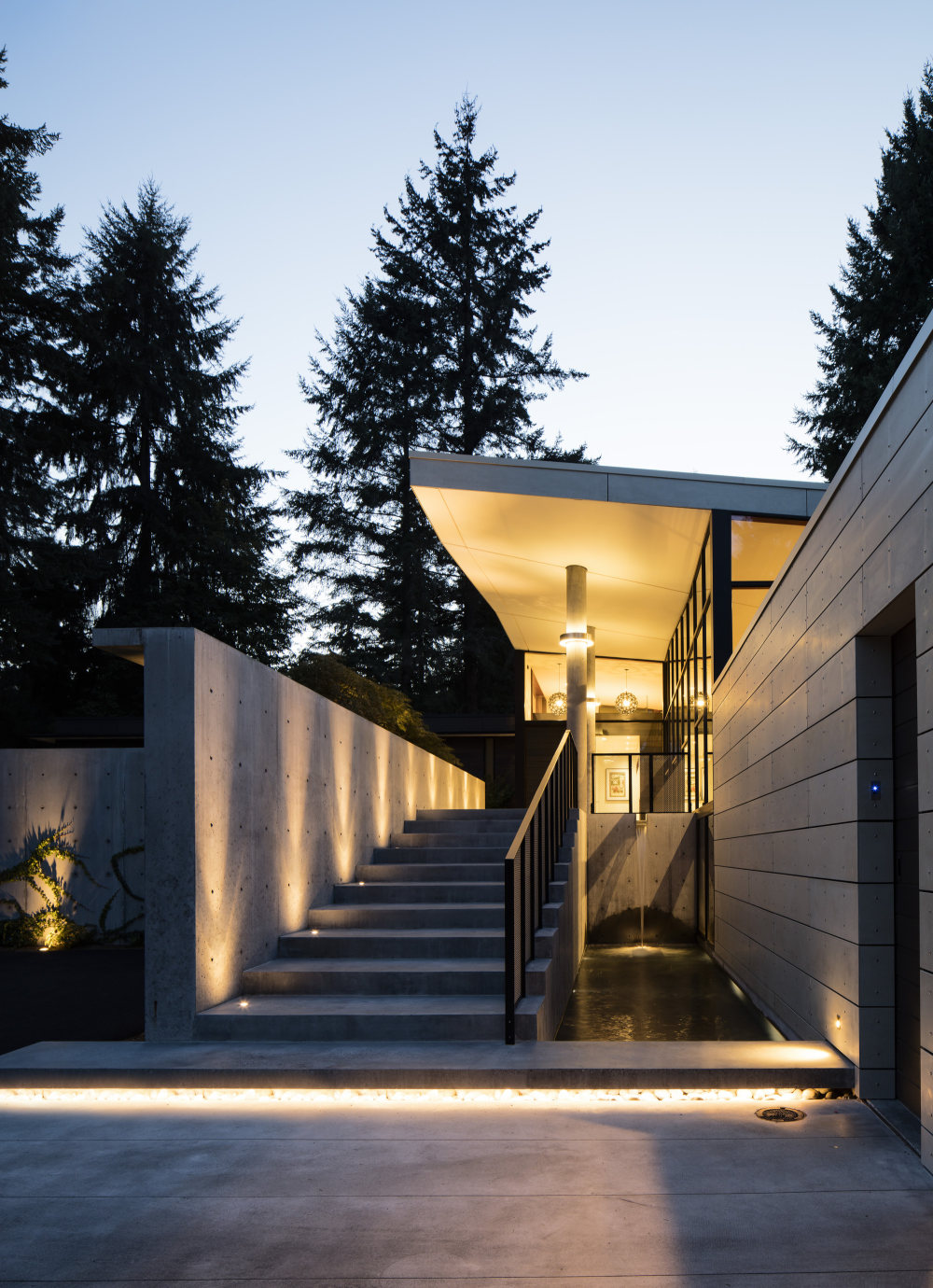 美国贝尔维尤“内外共生”住宅-12