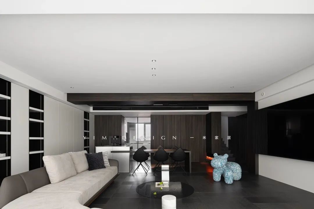 200㎡现代简约复式住宅丨丁丽-18