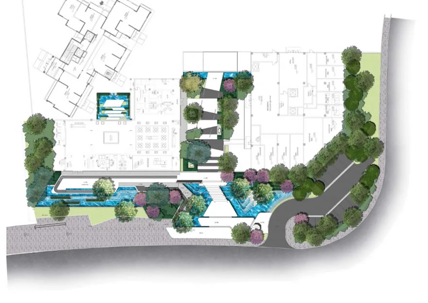 重庆青秀阅山 | 现代风格景观设计，打造烟雨渝州意境-6