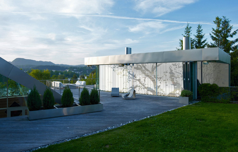 奥斯陆私人住宅的内外翻转设计-1