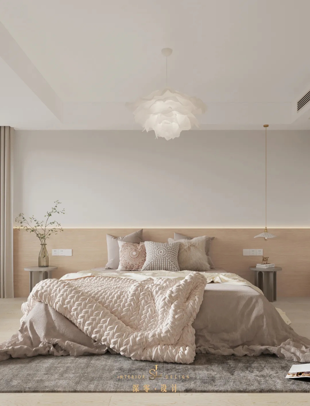 韩式简约 160㎡复式 | LDK 布局++ 超大主卧套间,浪漫实用兼得!-42